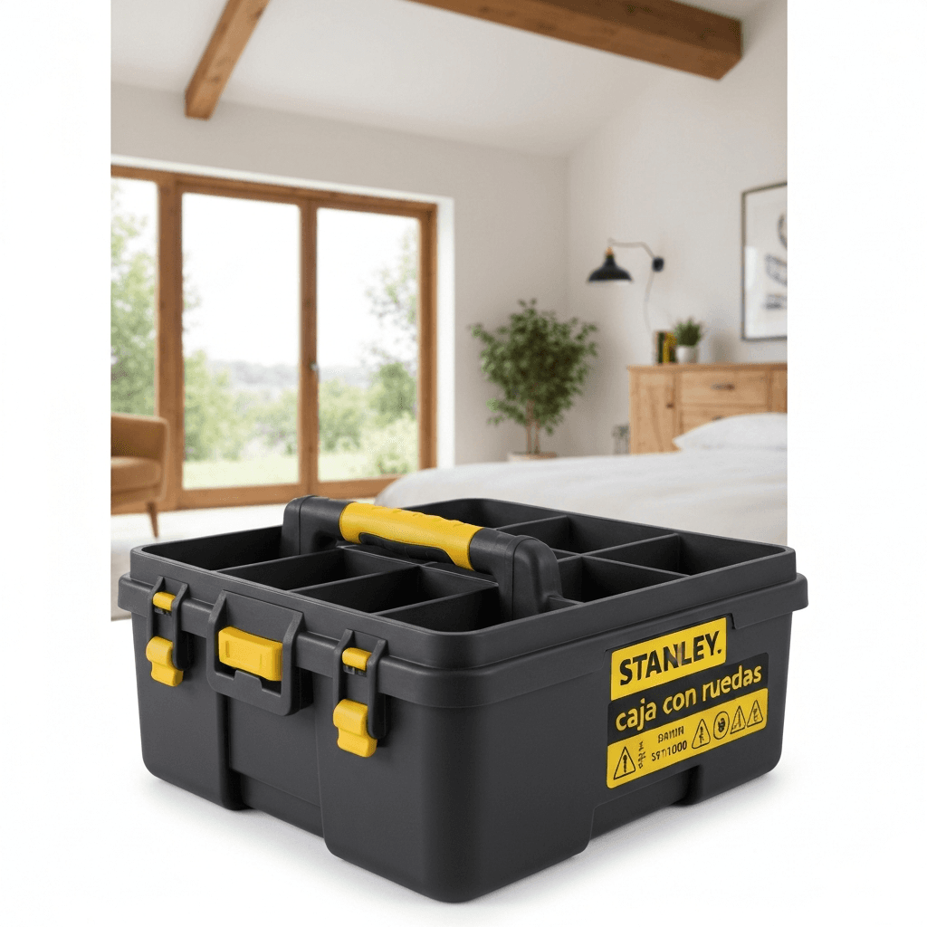 Stanley STST1-80150 caja con ruedas (4 compartimentos)