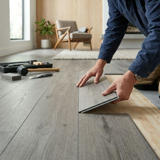 Cómo instalar suelo vinílico click sin pegamento paso a paso