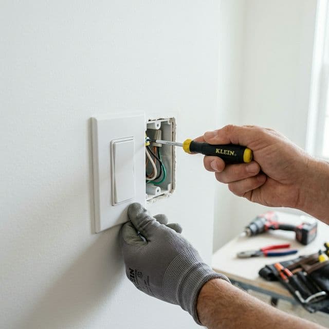 Cómo cambiar un interruptor de la luz que no funciona